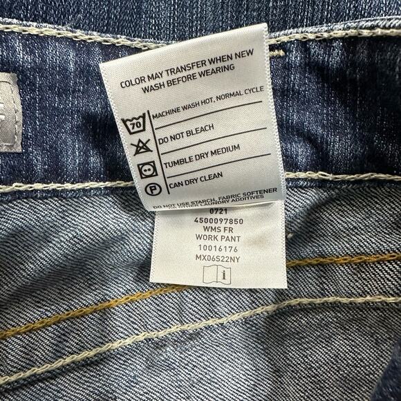 Ariat FR Jeans Womens 28R Mid Rise Boot Flame Resistant Western‎ Work Denim - Picture 9 of 9